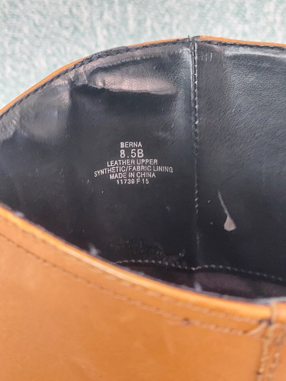 Lauren Ralph Lauren Berna Two-Tone Riding Boot · Size 8.5 · Black & Brown - Picture 14 of 16